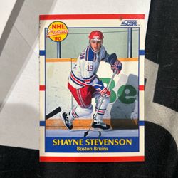 Shayne Stevenson NHL trading card