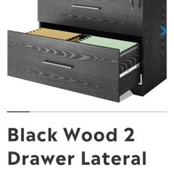 2 DRAWERS FILE CABINET 