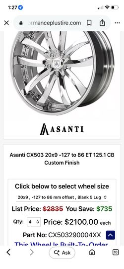 20inch Staggered Rims