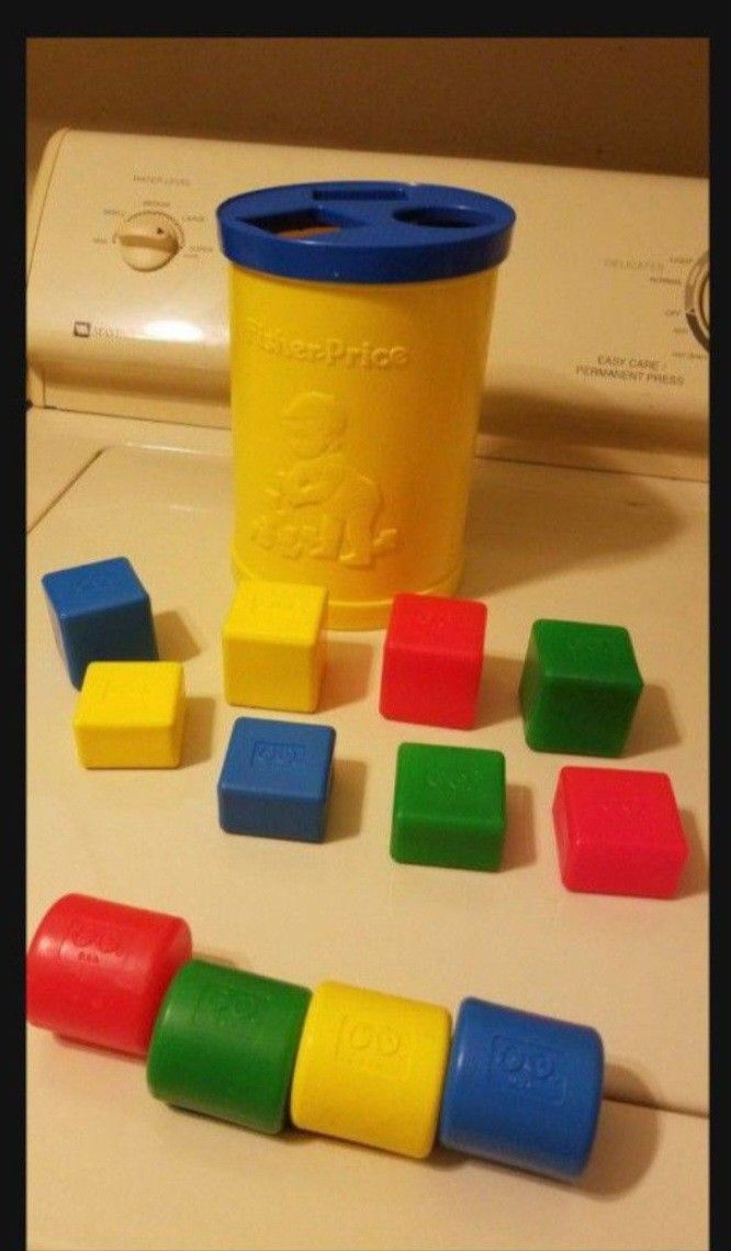 Vintage 1977 Fisher-Price Block Sorter. Original Blocks Embossed F P. FCFS. Cross posted.
Pick up only near largo Central Park and East Bay drive 3377