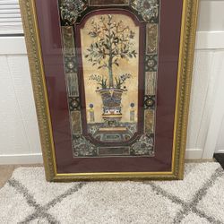 Framed Botanical Artwork 