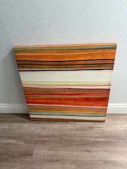 Abstract Striped Canvas Wall Art (UTC area)