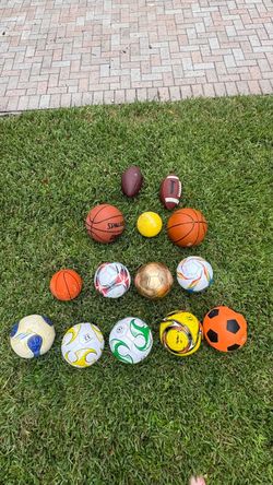 Mixed Sports Ball Lot – 14 Balls