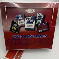 2026 SAGE Low Series Football Mega Box Trading Cards 