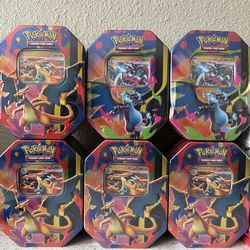 MEGA CHARIZARD Y & X TINS FOR SALE