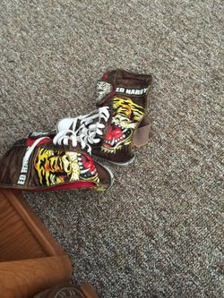 Ed hardy boots kids woman