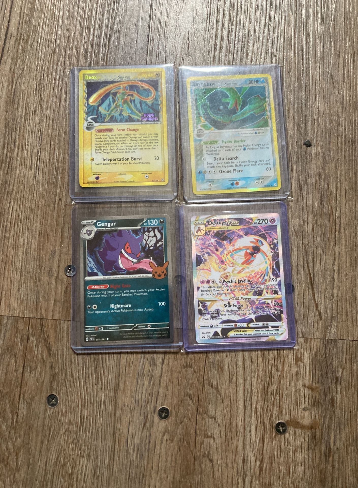 4 Special Pokémon Cards For 60$ , Take All Or Dm For Separate Cards!