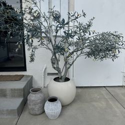 Large Fuax Artificial Olive Trees