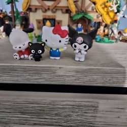 Lot Of Four Sanrio Figurines 