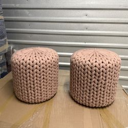 2 - Poof Ottomans