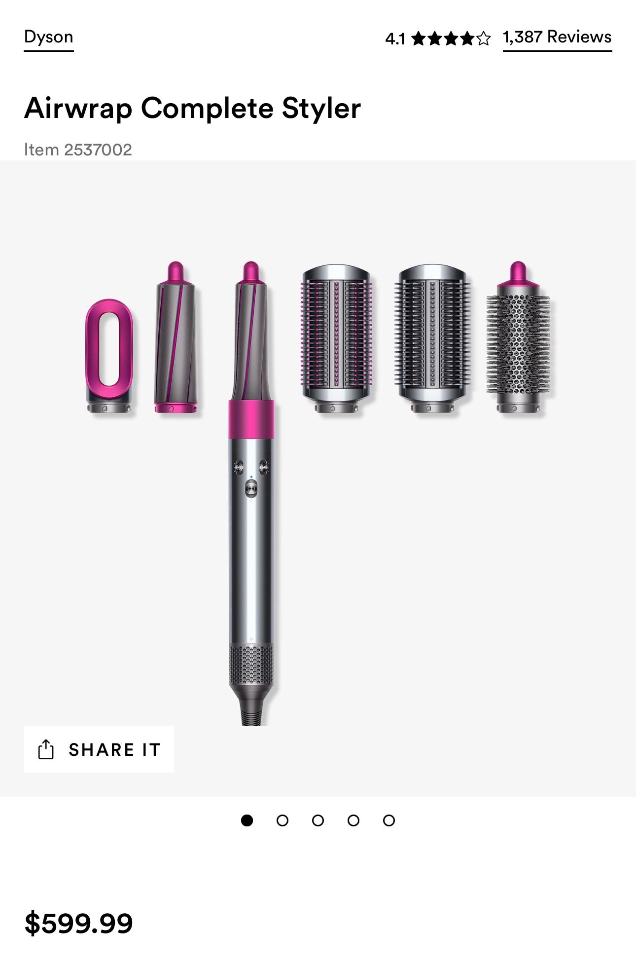 Dyson Airwrap Complete Styler