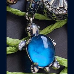 Pandora Blue  Sea  Turtle Charm