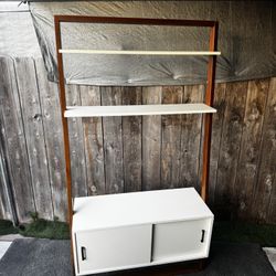 Ladder Shelf Media Console