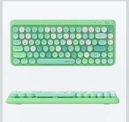 UBOTIE Retro Wireless Keyboard - Green