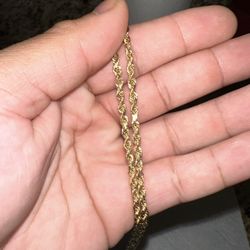 14k Gold Rope Chain 