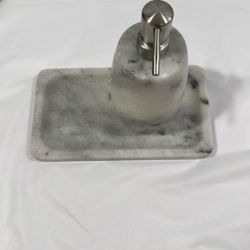 2 pieces Real Marble Bathroom Set