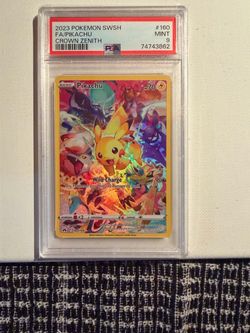 PSA 9 Pikachu Full Art Crown Zenith #160/159