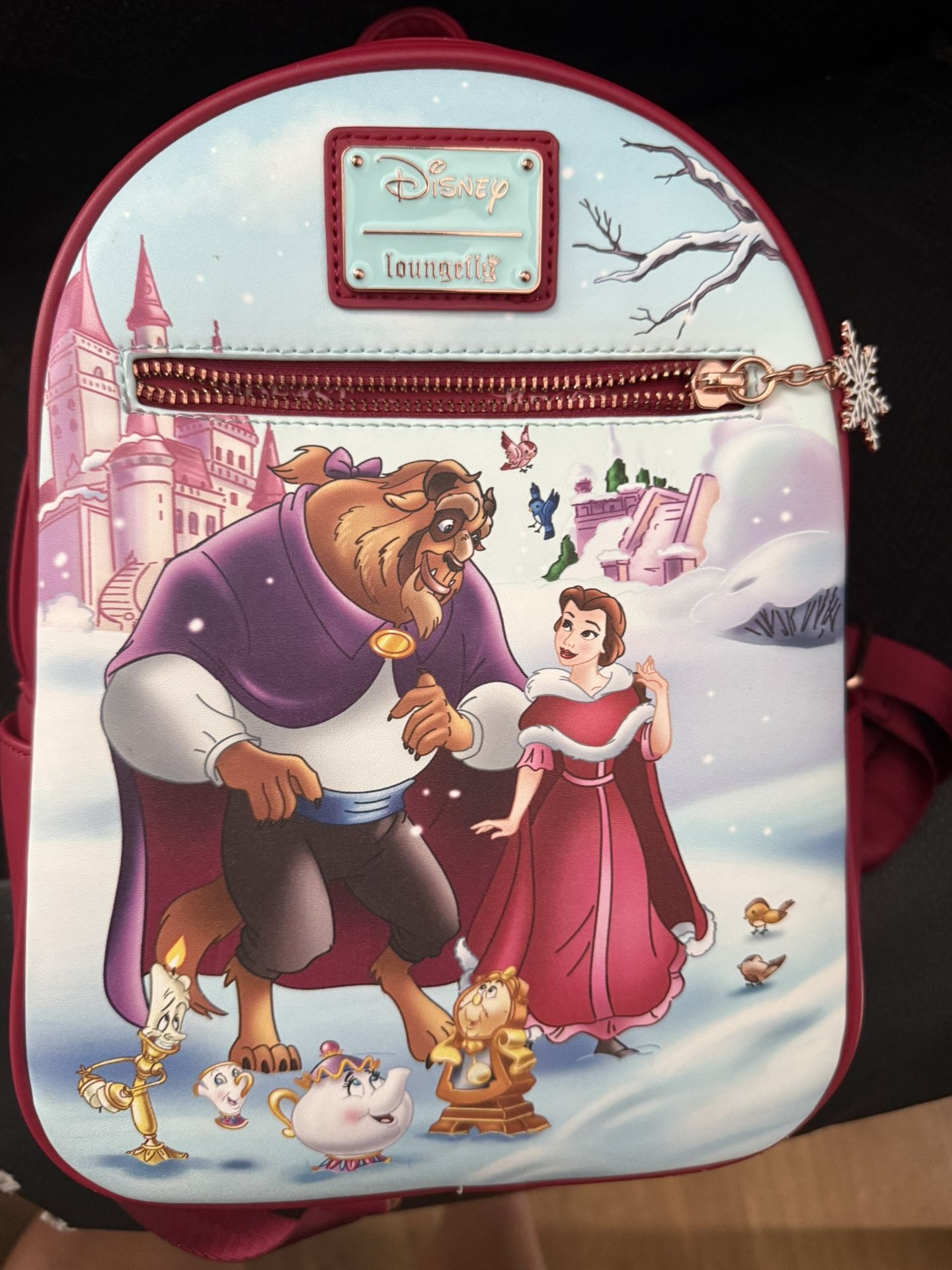 Loungefly Disney Beauty And Beast Backpack Purse