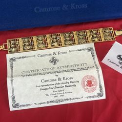 Camrose & Kross JBK Jackie Kennedy Balinese Dancers Bracelet With Extender Link"