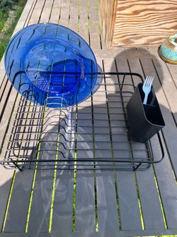 Small Black Dish Drying Rack