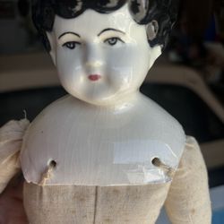 Vintage antique porcelain doll