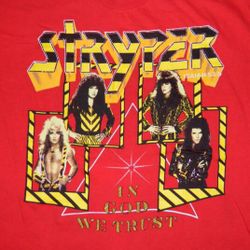 Vintage , Never worn STRYPER IN GOD WE TRUST 80S TOUR T-Shirt