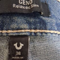 True Religion Jeans Geno  style (slightly skinny) size 36/32