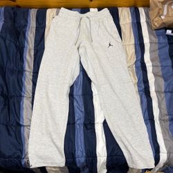Jordan Sweatpants Gray Fleece