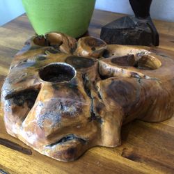 Drift Wood Candle Holder 