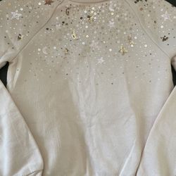 H&M Girl Clothes Sweatshirt Peach 12/14
