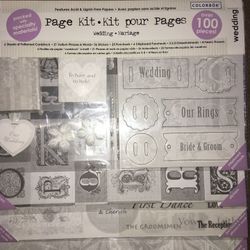 Colorbok Wedding Scrapbooking Page Kit