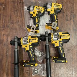 DeWalt XR Impact Drivers and Hammer Drills