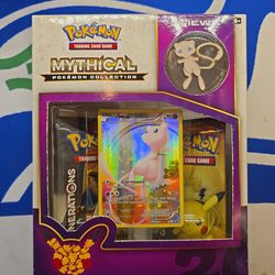 Pokemon Mew Mythical Pin Collection Box
