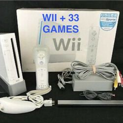 NINTENDO WII + 33 WII and GAMECUBE GAMES