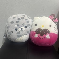 Hello Kitty And Seal Plushies