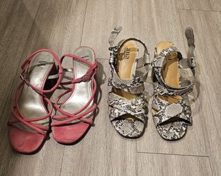 Open Toe Heels Womens