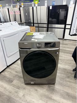 🔥SAMSUNG FRONT LOAD PLATINUM WASHER 4.5 CUBIC FT 🔥FINANCING AVAILABLE