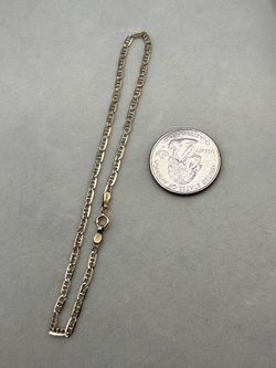 14k Diamond-Cut Mariner Anklet