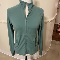 Woman’s Adidas Zip Up Lightweight Jacket Size Small 