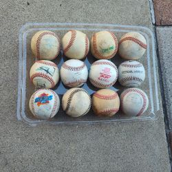A  Dozen Used Baseball Good For Practice For $15