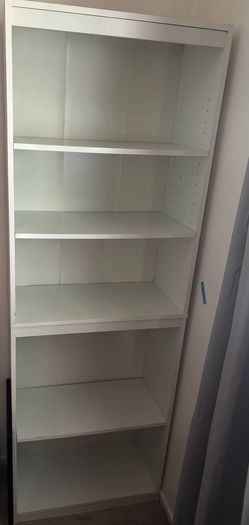 White Bookshelf