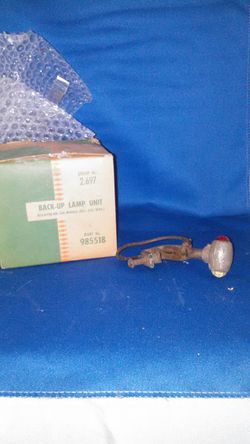 Vintage Chevrolet back up lamp unit