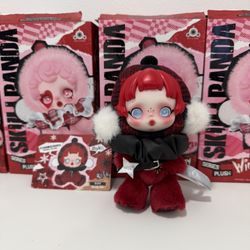 POPMART SkullPanda Winter Symphony Series Plush - “Rock On” (Open Box)