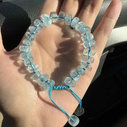 Natural Aquamarine bracelet brand new jewelry