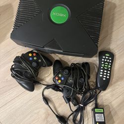 Original Xbox Console And Accessories