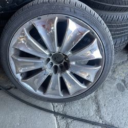 255/35/20” $300 Needs One Tire 5x4.5 5x5