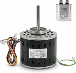 Furnace Blower Motor 1/3HP 115V 1075RPM 4-Speed Replacement for GE and Trane MOT9053, MOT09053, MOT18948, MOT04716, MOT04722,MOT13512, MOT16953