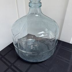3 Gallon Blue Glass Jug $15