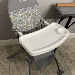 Cosco Kids Simple Fold Full Size High Chair with Adjustable Tray