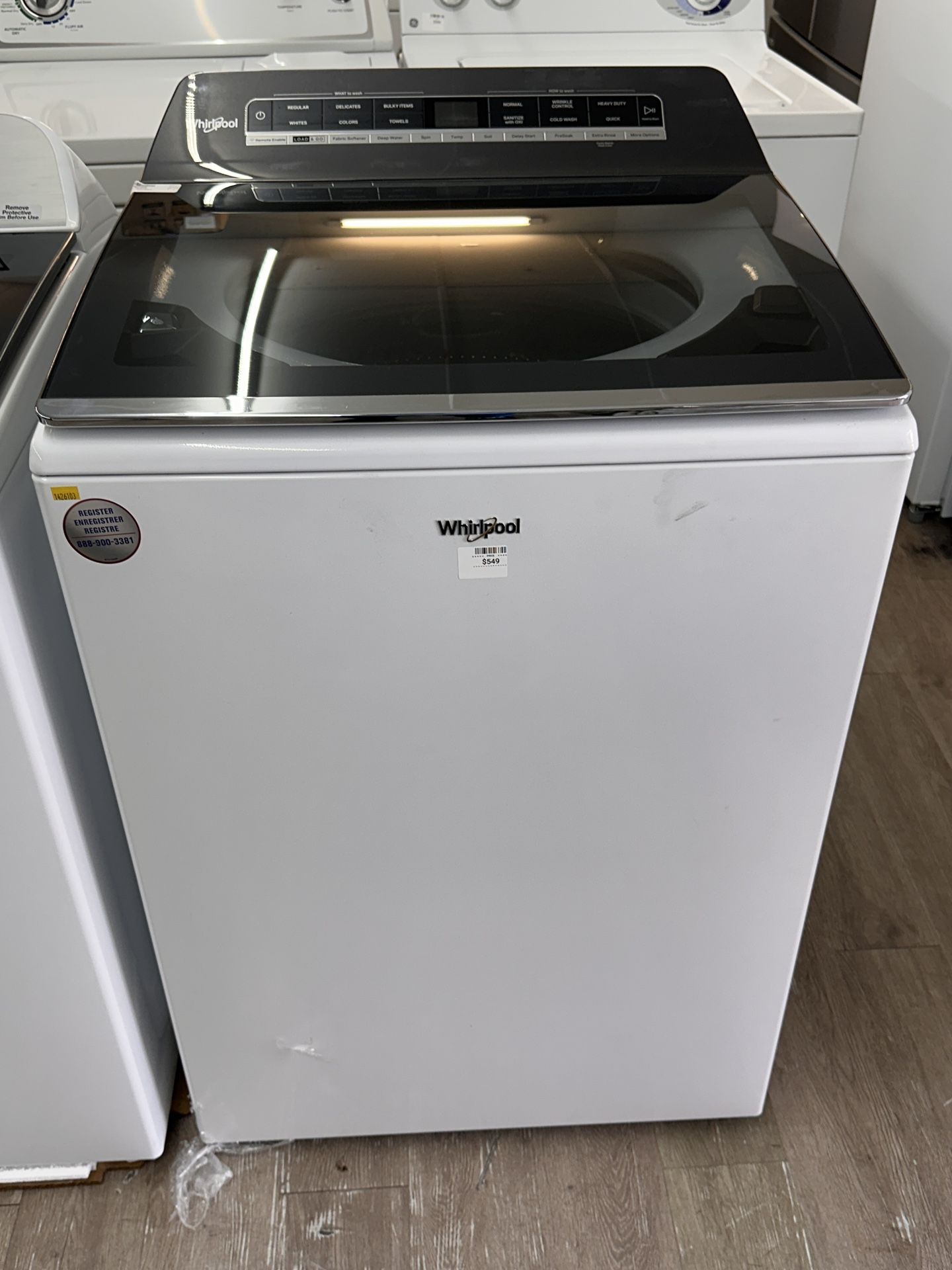 Whirlpool Top Load Washer With 2 In 1 Removable Agitator